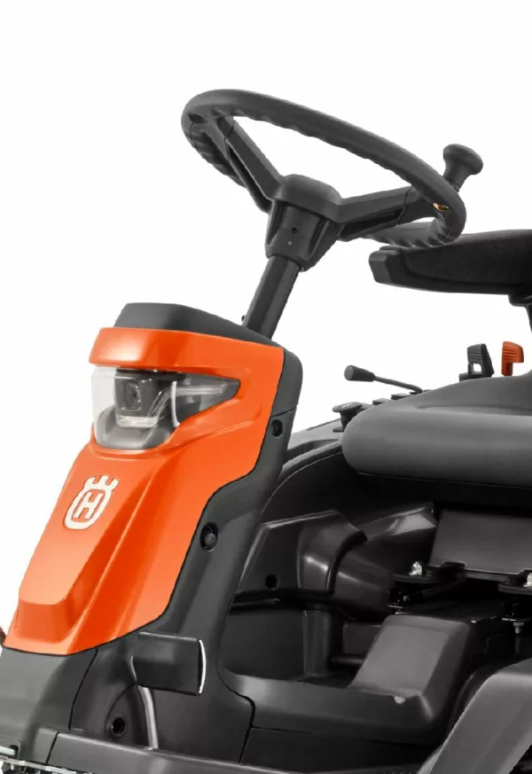 Tondeuse frontale professionnelle à quatre roues Husqvarna R 420TsX AWD appareil de base sans tondeuse - modèle 2025-Neuf – Image 3