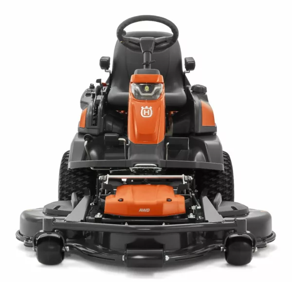 Tondeuse frontale professionnelle à quatre roues Husqvarna R 420TsX AWD appareil de base sans tondeuse - modèle 2025-Neuf – Image 9