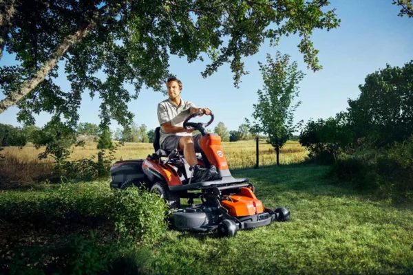 Tondeuse frontale à batterie Husqvarna Rider 200iX - appareil de base sans plateau de coupe - modèle 2025-Neuf – Image 12