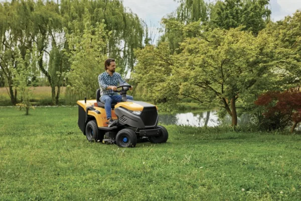 Tracteur tondeuse à batterie Stiga Estate 584e - modèle 2025-Neuf – Image 12